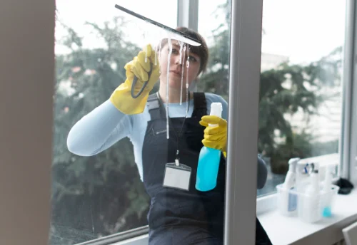 Nettoyage de vitres intérieures et extérieures à Véretz